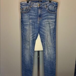 True Religion 'Rocco' Relaxed Skinny Denim Jeans in a Light Wash (36W x 34L)